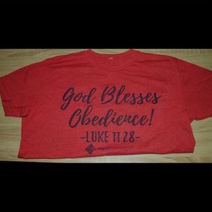 A T-shirt expressing Christian values